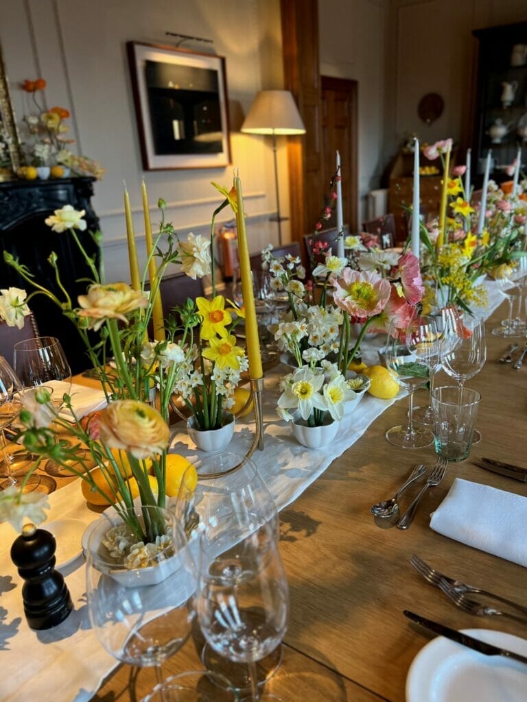 Beautiful Wedding Spring Floral Tablescape